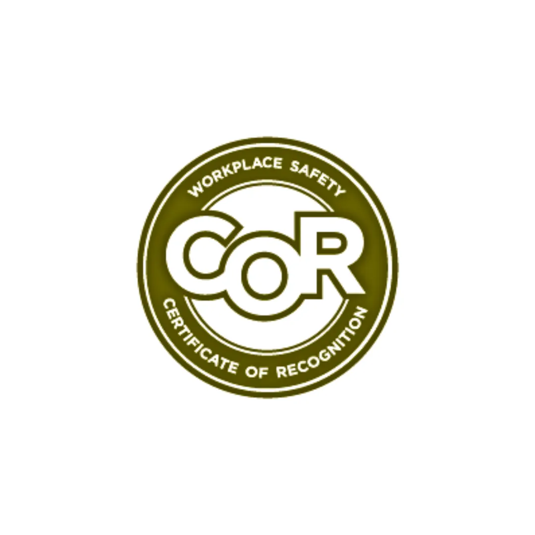 COR — Certificate of Recognition, Workplace Safety